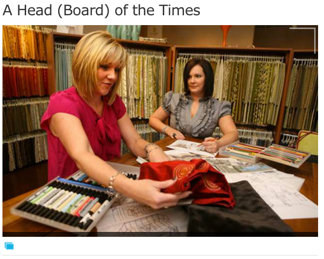 FOCUS ON THE BED: A Head (Board) of the Times